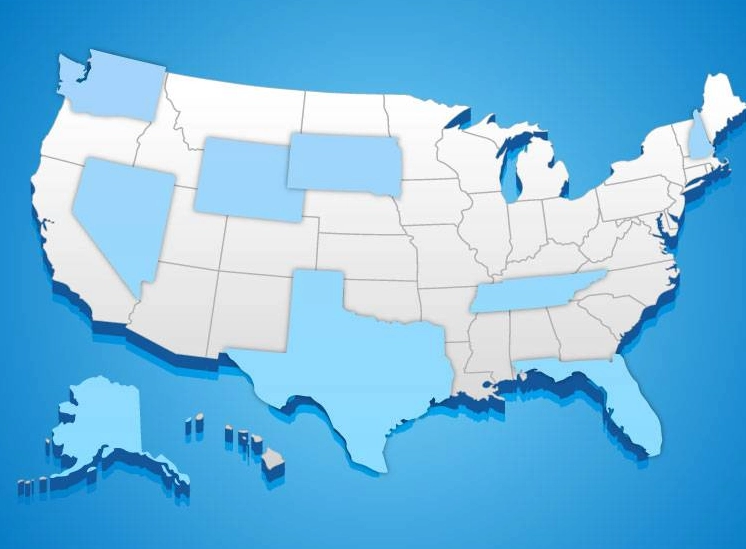 how do states with no income tax work