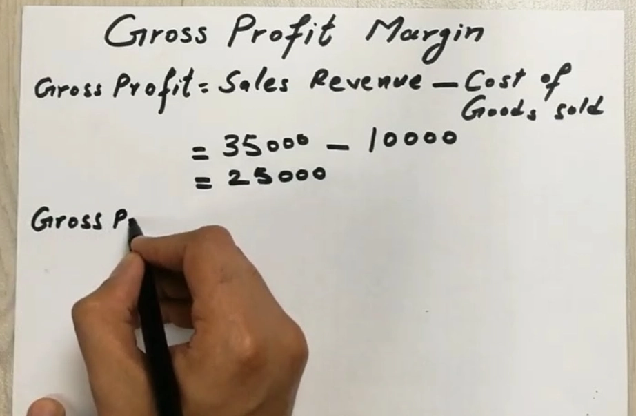 calculate gross profit margin calculate gross profit margin