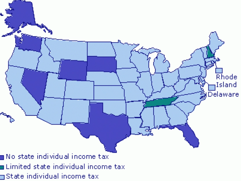what states don't have income tax