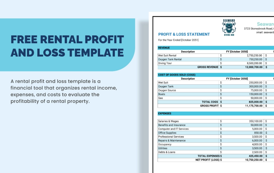 profit and loss statement profit and loss statement
